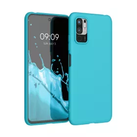   Кейс за Xiaomi Redmi Note 10 5G, Силиконов, Син, 54947.223, kwmobile