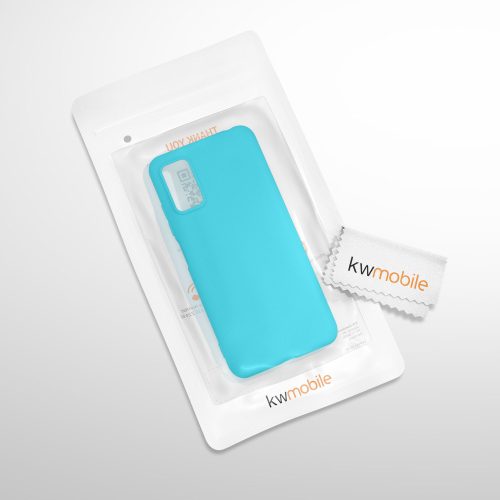 Кейс за Xiaomi Redmi Note 10 5G, Силиконов, Син, 54947.223, kwmobile