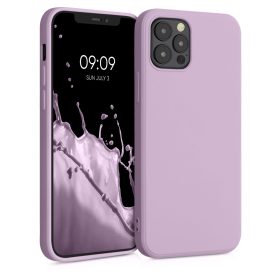   Калъф за Apple iPhone 12 / iPhone 12 Pro, силиконов, лилав, 53844.140, kwmobile