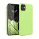 Калъф за Apple iPhone 11, Силиконов, Зелен, 49787.214, kwmobile