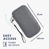 Универсален калъф за телефон XL - 6.8 инча, Неопрен, Сив, 46188.4.155, kwmobile
