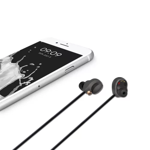 Каишка за слушалки Sony WF-1000XM4, Kwmobile, черна, силикон, 56105.01