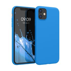   Калъф за Apple iPhone 11, Силиконов, Син, 49787.157, kwmobile