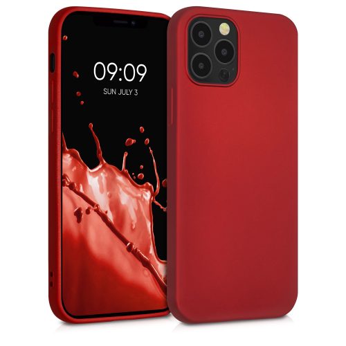 Калъф за iPhone 12 / iPhone 12 Pro, Силиконов, Червен, 56114.36