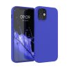 Калъф за Apple iPhone 12 / iPhone 12 Pro, Силиконов, Син, 53938.134, kwmobile