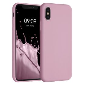   Калъф за Apple iPhone X / iPhone XS, силиконов, лилав, 42492.10, kwmobile