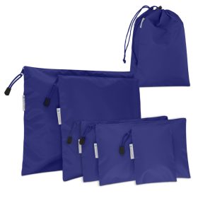   Комплект от 7 пътни чанти Navaris, Полиестер, Син, 50581.17.01