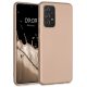Калъф за Samsung Galaxy A52 / Galaxy A52 5G / Galaxy A52s 5G, силиконов, златен, 54351.66, kwmobile