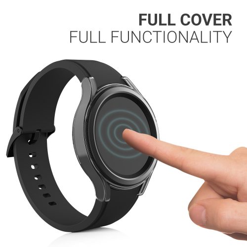 Комплект от 2 калъфа за Samsung Galaxy Watch 4 Classic (46 мм), kwmobile, пластмаса, черен, 56181.01