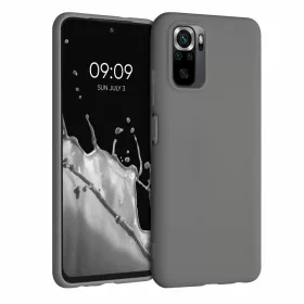   Капак за Xiaomi Redmi Note 10 / Redmi Note 10S, силикон, сив, 54541.155, kwmobile
