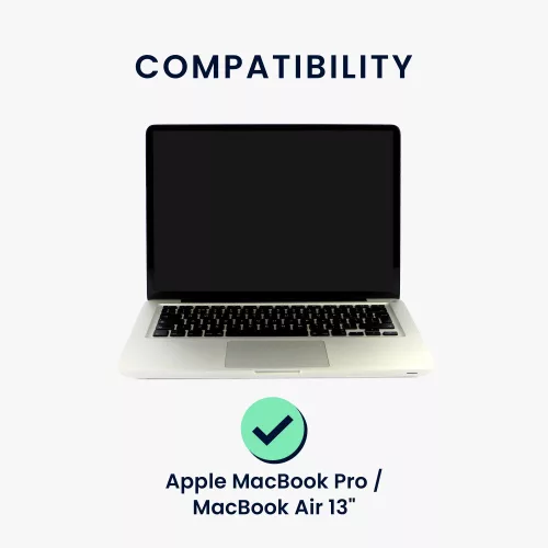 Матово защитно фолио за лаптоп Apple MacBook Pro 13"/MacBook Air 13" (от 2016), Kwmobile, прозрачно, пластмаса, 56207.2