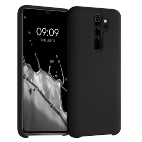   Калъф за Xiaomi Redmi Note 8 Pro, Силиконов, Черен, 50248.01, kwmobile