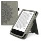 Капак за PocketBook Touch Lux 5 / Touch Lux 4 / Touch HD 3, Екологична кожа, Сив, kwmobile, 54817.06