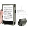 Капак за PocketBook Touch Lux 5 / Touch Lux 4 / Touch HD 3, Екологична кожа, Сив, kwmobile, 54817.06