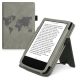 Капак за PocketBook Touch Lux 5 / Touch Lux 4 / Touch HD 3, Екологична кожа, Сив, kwmobile, 54817.05