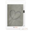 Капак за PocketBook Touch Lux 5 / Touch Lux 4 / Touch HD 3, Екологична кожа, Сив, kwmobile, 54817.04