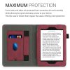 Калъф за Kindle Paperwhite 10, Екологична кожа, Червен, kwmobile, 50222.04