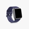 Комплект от 2 каишки за Willful Smartwatch/Fitnesstracker, Kwmobile, черен/син, силикон, 56230.01