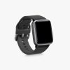 Комплект от 2 каишки за Willful Smartwatch/Fitnesstracker, Kwmobile, черен/син, силикон, 56230.01