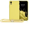 Калъф за Apple iPhone XR, Силиконов, Жълт, 49917.158, kwmobile