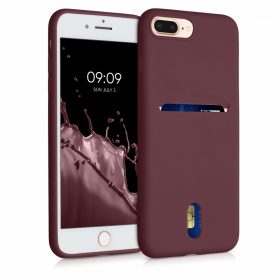   Калъф за Apple iPhone 8 Plus / iPhone 7 Plus, силиконов, лилав, 49102.190, kwmobile