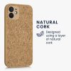 Калъф за Apple iPhone 12 / iPhone 12 Pro, корк, кафяв, 56309.24, kwmobile