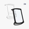 Комплект от 2 калъфа за Fitbit Charge 5, kwmobile, силикон, черен / прозрачен, 56385.01