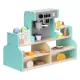 Set joc Magazin de cafea din lemn Navaris, 27 accesorii, 42 x 30, 5 x 18, 1 cm, 18 + luni, maro, lemn