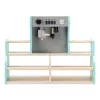 Set joc Magazin de cafea din lemn Navaris, 27 accesorii, 42 x 30, 5 x 18, 1 cm, 18 + luni, maro, lemn