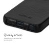 Калъф за Apple iPhone 13 Mini, Естествена кожа, Черен, 56409.01, kalibri