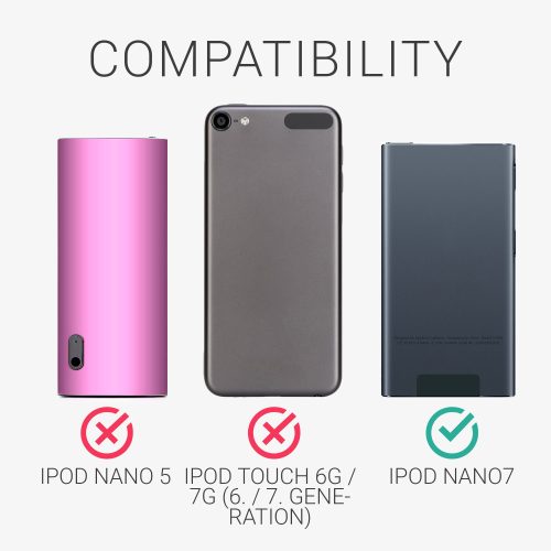 Калъф за Apple iPod Nano 7, Kwmobile, прозрачен, силикон, 13370.91