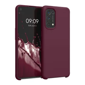   Калъф за OPPO Find X3 Lite, силиконов, червен, 55201.190, kwmobile