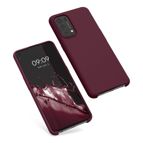 Калъф за OPPO Find X3 Lite, силиконов, червен, 55201.190, kwmobile
