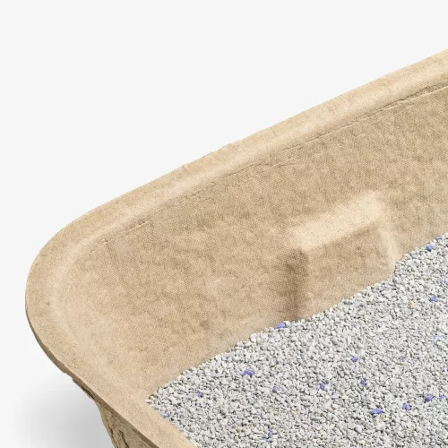 Комплект от 3 котешки тоалетни за еднократна употреба Navaris, картон, 54043.03