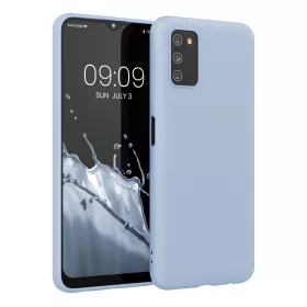   Калъф за Samsung Galaxy A03s, Силиконов, Син, 56517.58, kwmobile