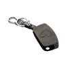 Капак за автомобилен ключ за Ford - 3 бутона, kwmobile, набук кожа, сив, 56548.01