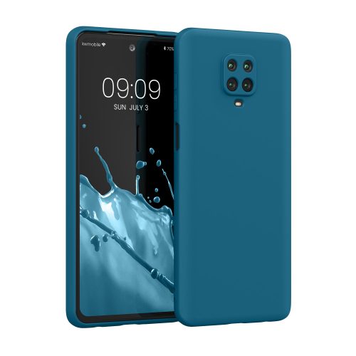Калъф Kwmobile за Xiaomi Redmi Note 9S/Redmi Note 9 Pro/Redmi Note 9 Pro Max, силиконов, син, 56562.224
