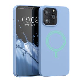   Калъф за Apple iPhone 13 Pro, Силиконов, Син, 56560.58, kwmobile