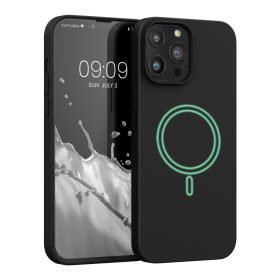   Калъф за Apple iPhone 13 Pro Max, силиконов, черен, 56561.01, kwmobile