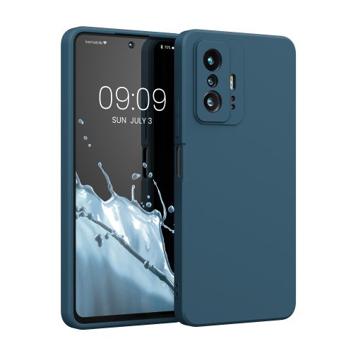 Калъф за Xiaomi 11T / 11T Pro, Силиконов, Син, 56573.57, kwmobile