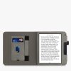 Калъф за Kobo Libra 2, Екологична кожа, Сив, kwmobile, 56581.02