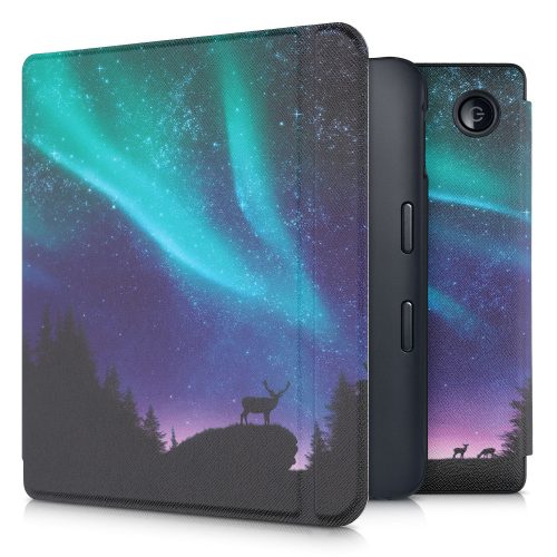 Калъф за Kobo Libra 2, Екологична кожа, Многоцветен, kwmobile, 56575.07