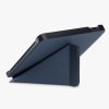 Капак за Tolino Vision 6, Екологична кожа, Син, kwmobile, 56595.17