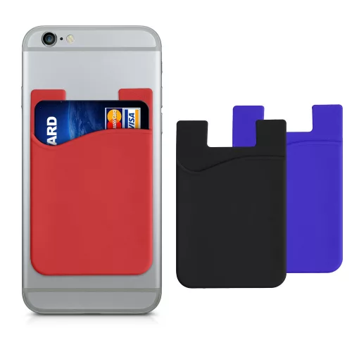 Комплект от 3 капачета за телефонни банкови карти, Kwmobile, Многоцветни, Силикон, 49594.04