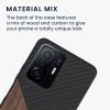 Калъф за Xiaomi 11T / 11T Pro, дърво, кафяв, 56624.01, kwmobile