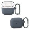 Калъф за слушалки Apple AirPods 3, Kwmobile, сив, силикон, 56655.22