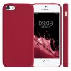 Калъф за Apple iPhone 5s / iPhone SE, Силиконов, Червен, 42766.229, kwmobile