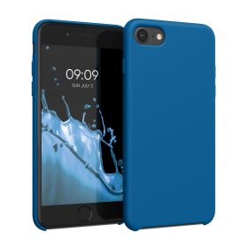   Калъф за Apple iPhone 8 / iPhone 7 / iPhone SE 2, силиконов, син, 40225.228, kwmobile