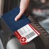 Капак за международен сертификат за ваксинация и паспорт, Kwmobile, Син, Екологична кожа, 55403.05