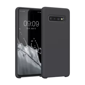   Калъф за Samsung Galaxy S10, силиконов, черен, 47732.47, kwmobile